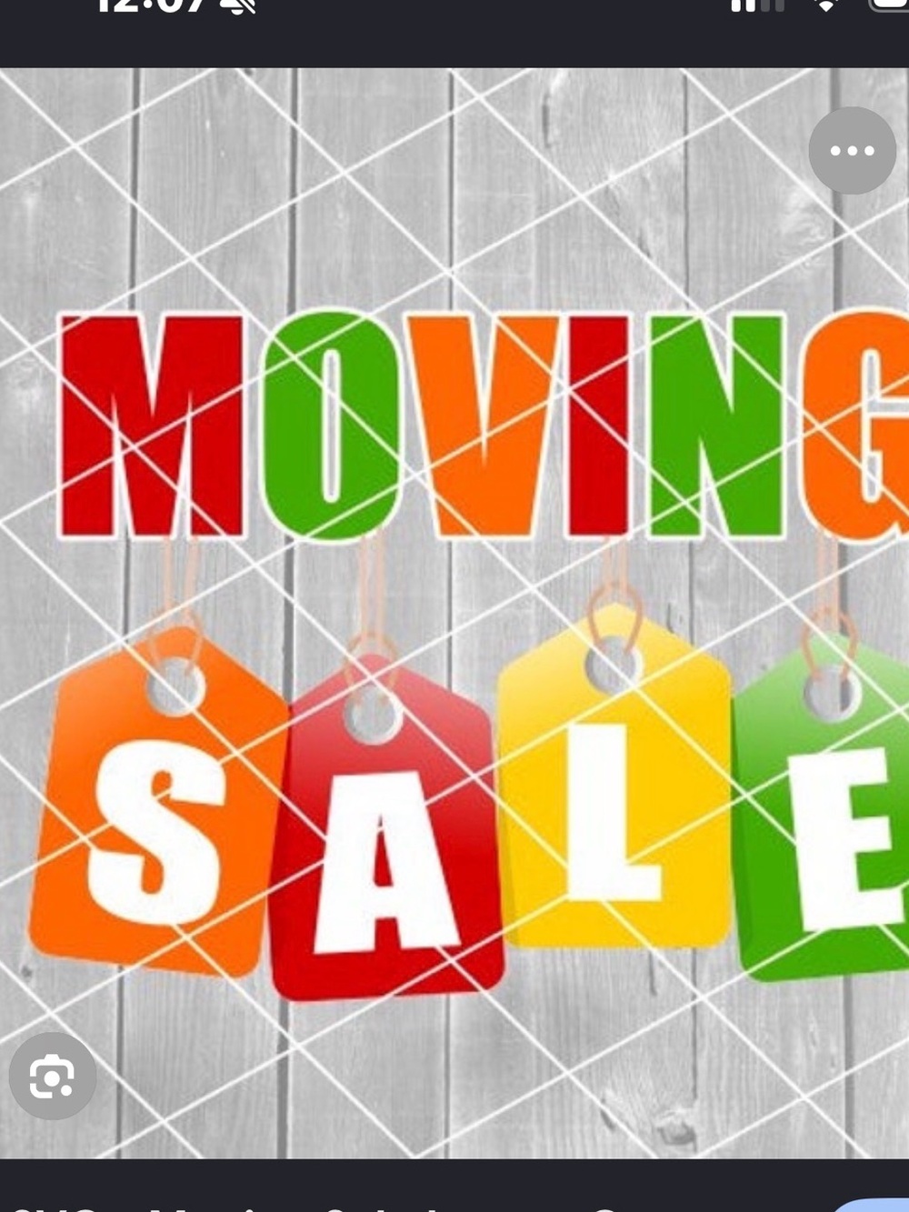 Gucci Multicolor 'Moving Sale' Graphic with Red, Orange, Yellow, Green